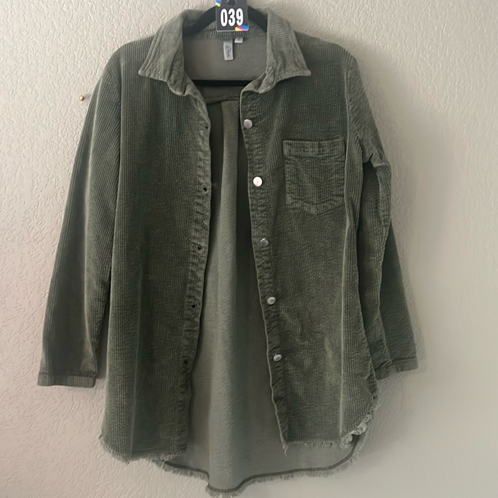 39 Elan Green Corduroy Jacket